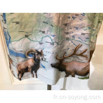 T-shirts pour hommes imprimés Rocky Mountain National Park